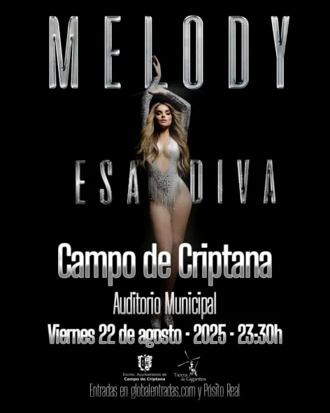 Agenda Ocio - Melody viene a Campo de Criptana