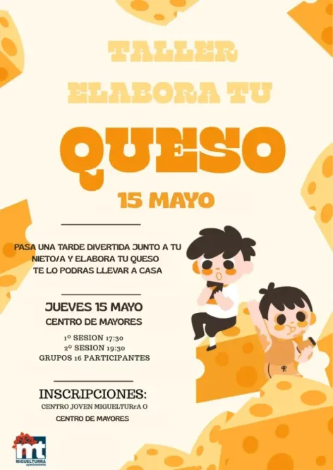 Agenda Ocio - Taller intergeneracional "Elabora tu queso" | Centro de Mayores de Miguelturra 