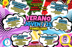 Agenda Ocio - La concejalía de Juventud del Ayuntamiento de Tomelloso presenta su programación de verano 2025 